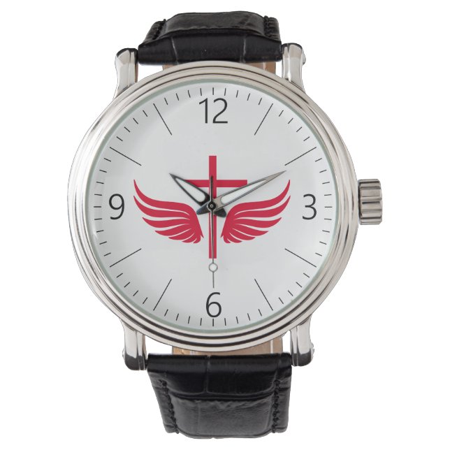 Christelijk kruisje horloge (Voorkant)
