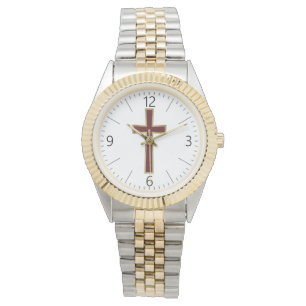 Christelijk kruisje horloge