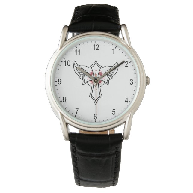 Christelijk kruisje horloge (Voorkant)