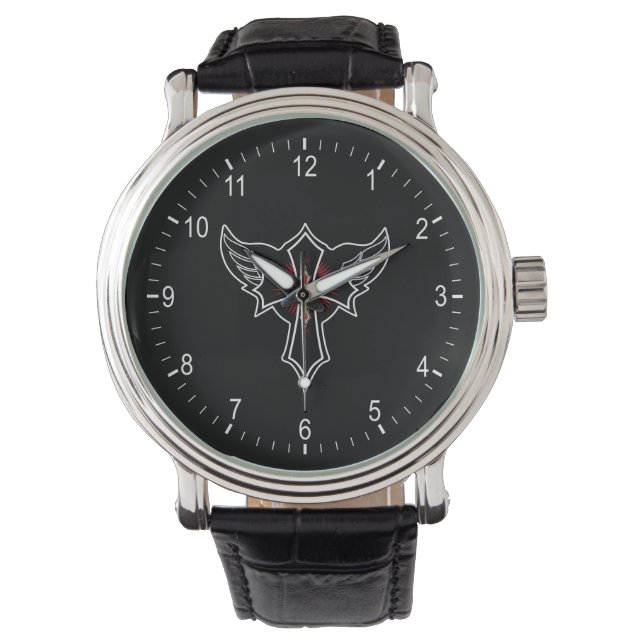 Christelijk kruisje horloge (Voorkant)