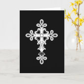 Christelijk kruisje kaart (Gele Bloem)