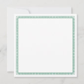 Christelijk kruisje kaart (Achterkant)