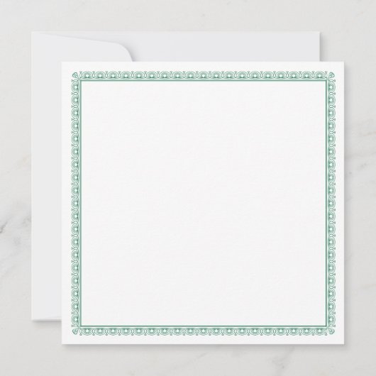 Christelijk kruisje kaart (Achterkant)