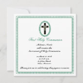 Christelijk kruisje kaart (Voorkant)