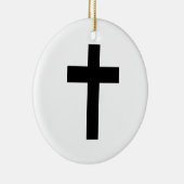 Christelijk kruisje keramisch ornament (Rechts)