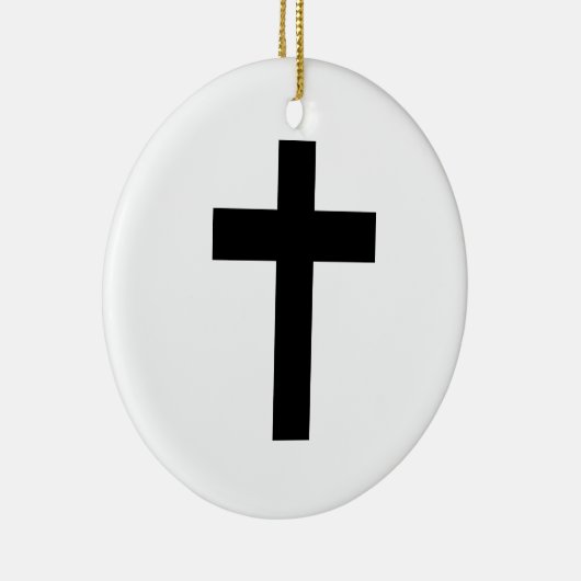 Christelijk kruisje keramisch ornament (Rechts)