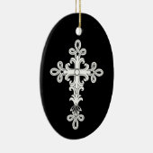 Christelijk kruisje keramisch ornament (Rechts)