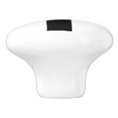 Christelijk kruisje keramische knop (Zijkant)