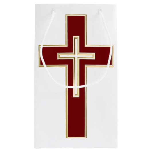 Christelijk kruisje klein cadeauzakje (Achterkant)