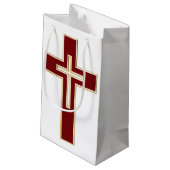 Christelijk kruisje klein cadeauzakje (Achterkant Gekanteld)