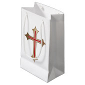 Christelijk kruisje klein cadeauzakje (Voorkant Gekanteld)