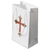 Christelijk kruisje klein cadeauzakje (Achterkant Gekanteld)