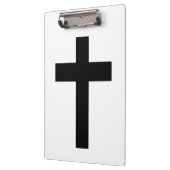 Christelijk kruisje klembord (Links)