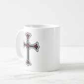 Christelijk kruisje koffiemok (Voorkant links)