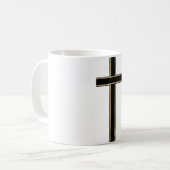Christelijk kruisje koffiemok (Voorkant links)