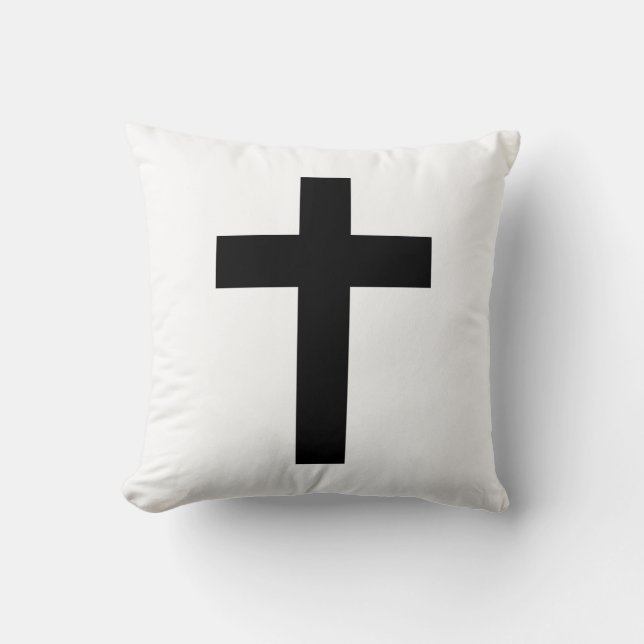 Christelijk kruisje kussen (Voorkant)