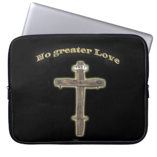 Christelijk kruisje laptop sleeve