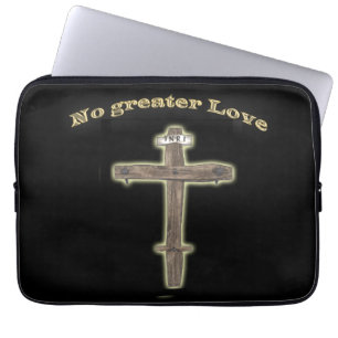 Christelijk kruisje laptop sleeve