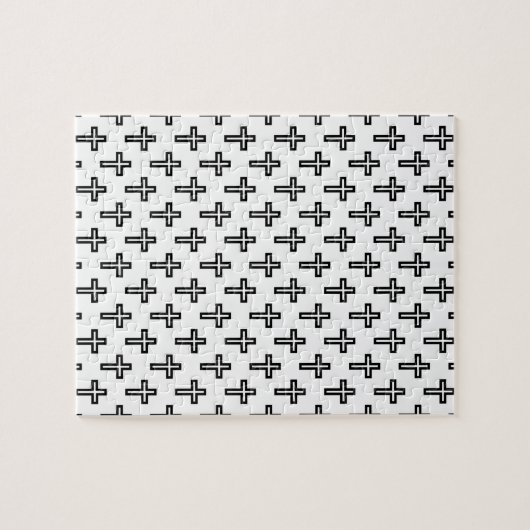 Christelijk kruisje legpuzzel (Horizontaal)