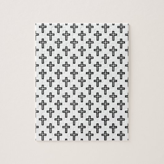 Christelijk kruisje legpuzzel (Verticaal)