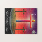 Christelijk kruisje legpuzzel (Horizontaal)