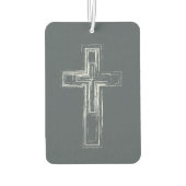Christelijk kruisje luchtverfrisser (Achterkant)