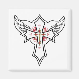 Christelijk kruisje magneet