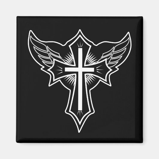 Christelijk kruisje magneet (Voorkant)