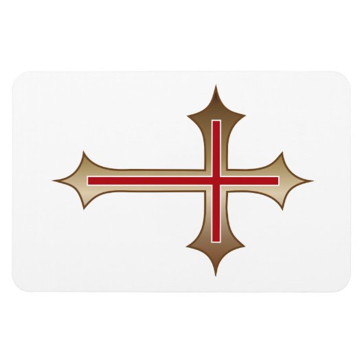 Christelijk kruisje magneet (Horizontaal)