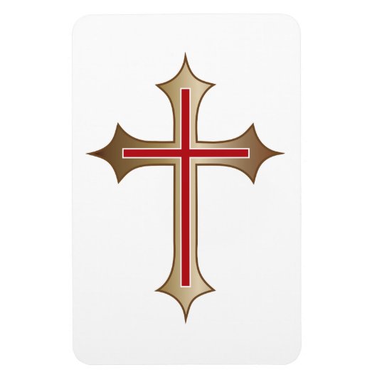 Christelijk kruisje magneet (Verticaal)