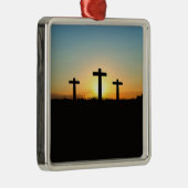 Christelijk kruisje metalen ornament (Rechts)