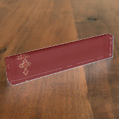 Christelijk kruisje naambordje (Zijkant)
