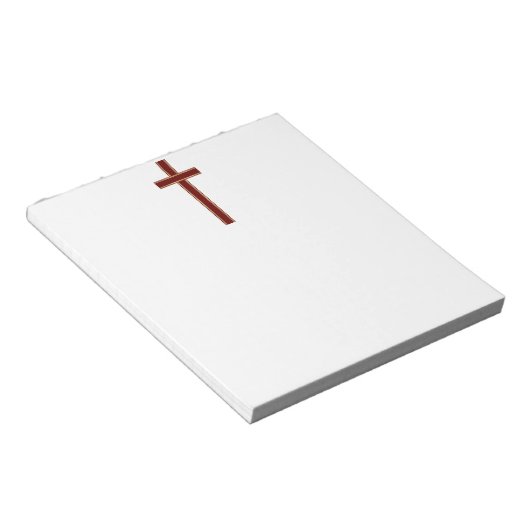 Christelijk kruisje notitieblok (Schuin)