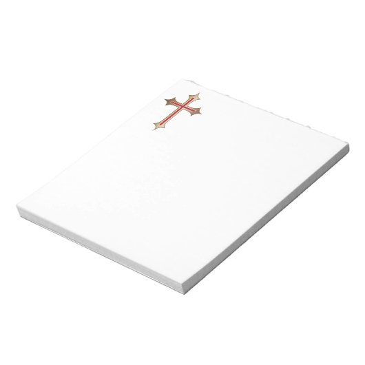 Christelijk kruisje notitieblok (Linkerzijde)