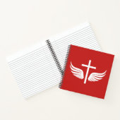 Christelijk kruisje notitieboek (Binnen)
