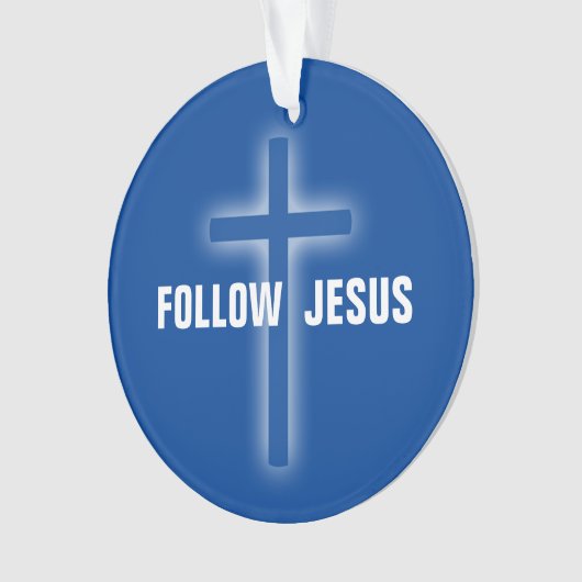 Christelijk kruisje ornament (voorkant)