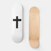 Christelijk kruisje persoonlijk skateboard (Voorkant)