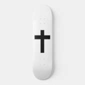 Christelijk kruisje persoonlijk skateboard (Voorkant)