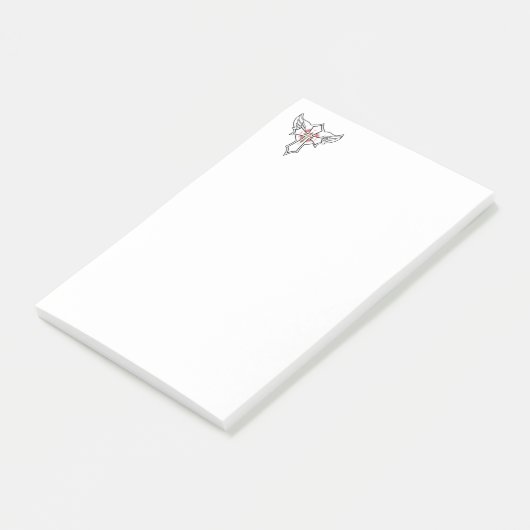 Christelijk kruisje post-it® notes (Schuin)