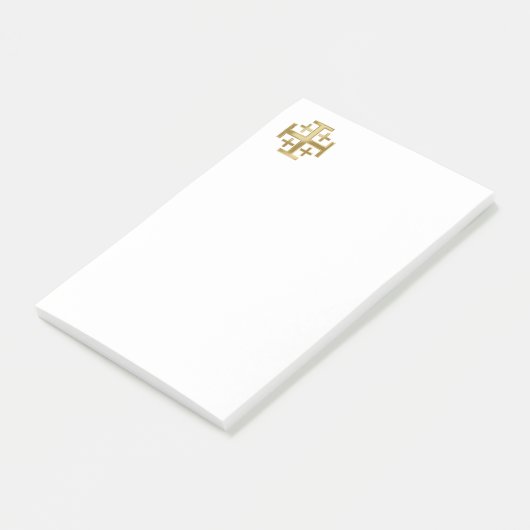 Christelijk kruisje post-it® notes (Schuin)
