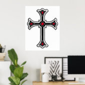 Christelijk kruisje poster (Thuiskantoor)
