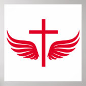 Christelijk kruisje poster (Voorkant)