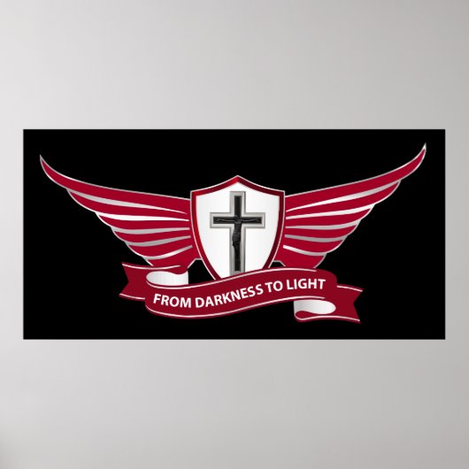 Christelijk kruisje poster (Voorkant)