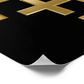 Christelijk kruisje poster (Hoek)