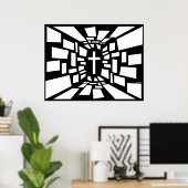 Christelijk kruisje poster (Thuiskantoor)