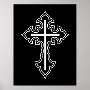 Christelijk kruisje poster