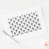Christelijk kruisje rechthoekige sticker (Envelop)