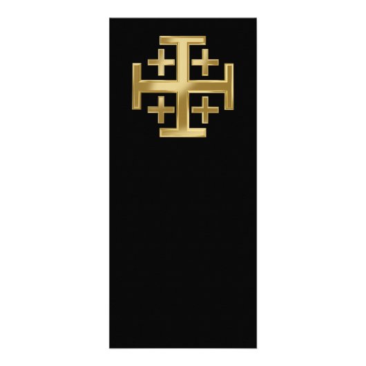 Christelijk kruisje reclamekaart (Voorkant)