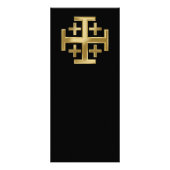 Christelijk kruisje reclamekaart (Achterkant)