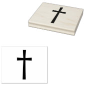 Christelijk kruisje rubberstempel (Gestempeld)